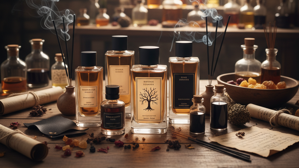 Obraz pokazujący cechy charakterystyczne perfum niszowych